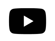 YouTube icon, black variant