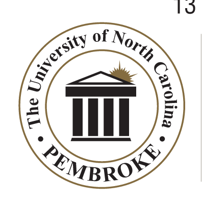 UNC Pembroke Secondary Mark, Black variant, cell 13