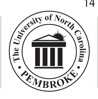 UNC Pembroke Secondary Mark, Black variant, cell 14