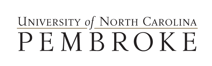 UNC Pembroke Wordmark, Black variant, cell 24