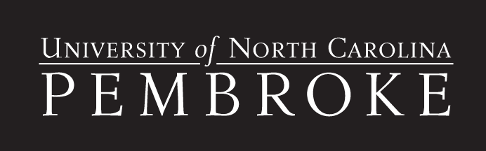 UNC Pembroke Wordmark, White variant, cell 28