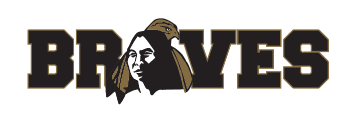 Braves wordmark with Head Mark, black/gold variant, cell 50