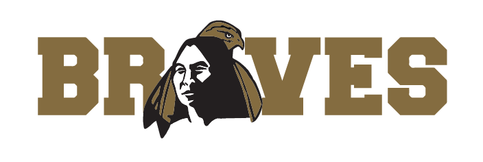 Braves wordmark with Head Mark, gold/black variant, cell 52