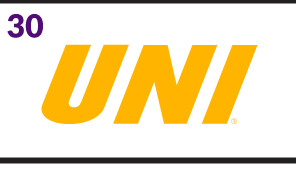 UNI monogram, yellow variant, cell 30