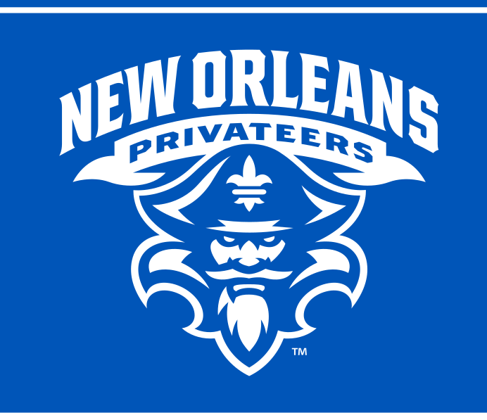 primary logo, one color white on blue variant, cell 18