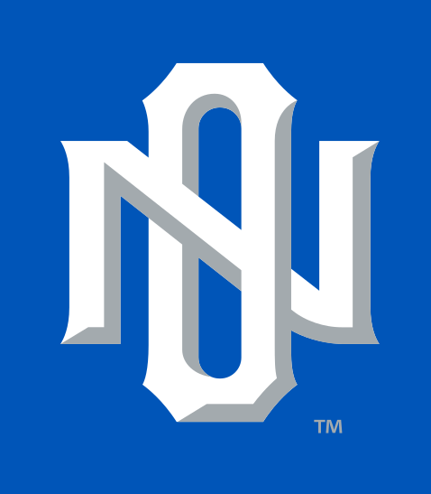 UNO lettermark, full color on blue variant, cell 24