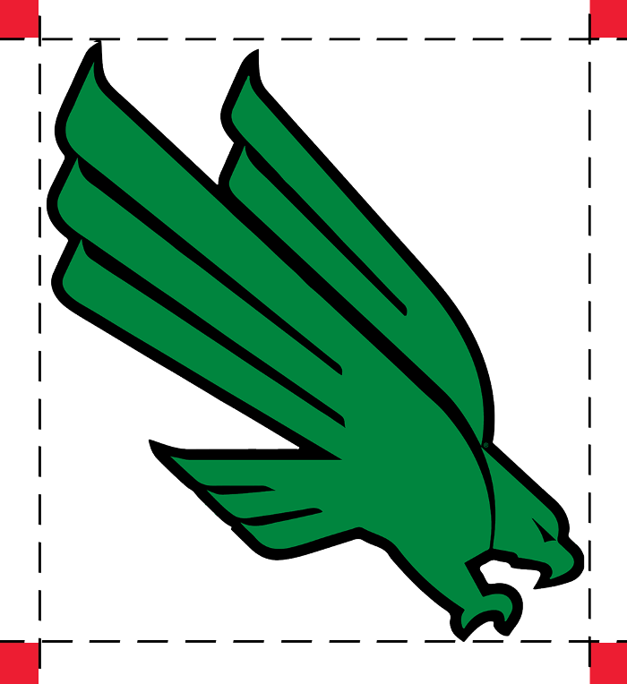 UNT Diving Eagle, two color variant