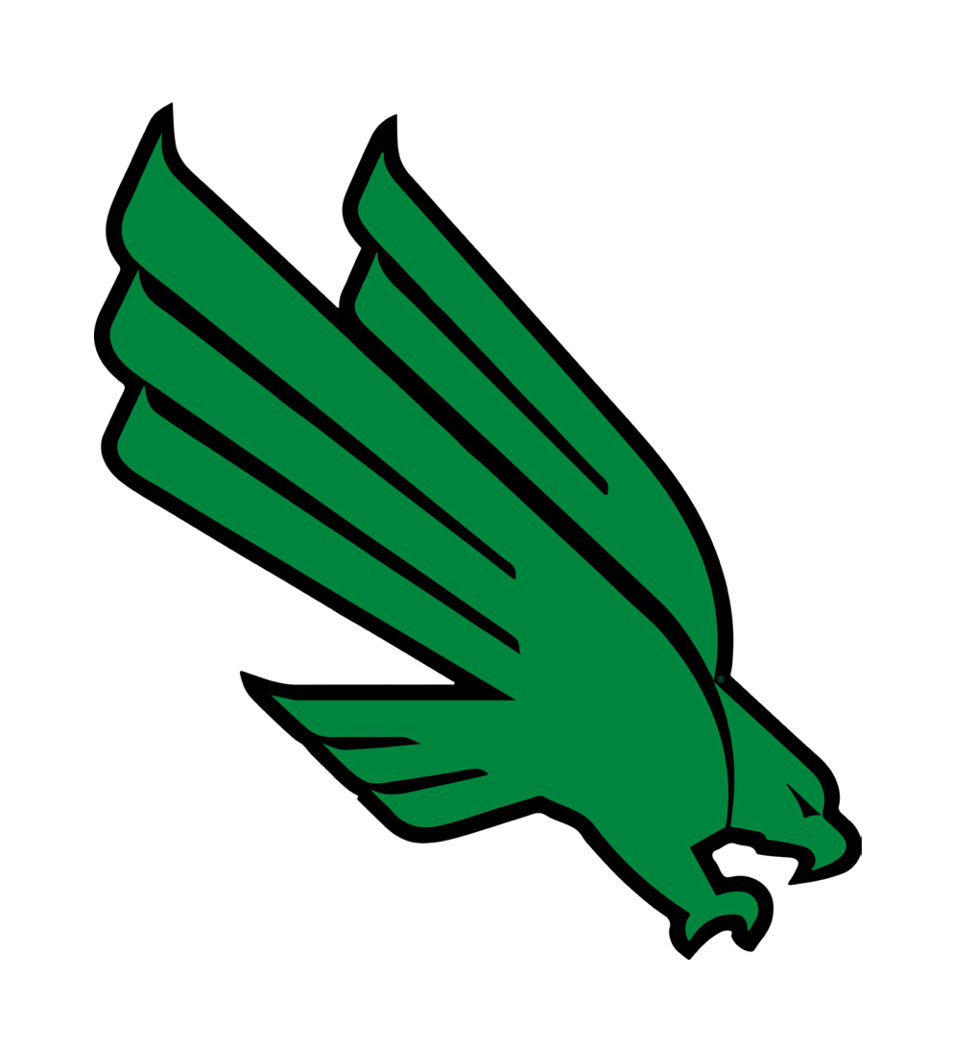 UNT Diving Eagle mark, two color variant
