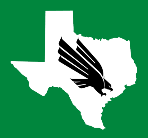 Texas Diving Eagle, white state, black eagle variant