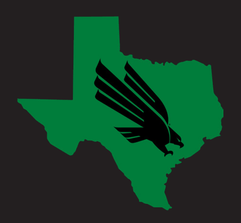 Texas Diving Eagle, green state, black eagle variant