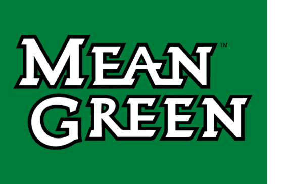MEAN GREEN, double stacked, white text with black outline variant