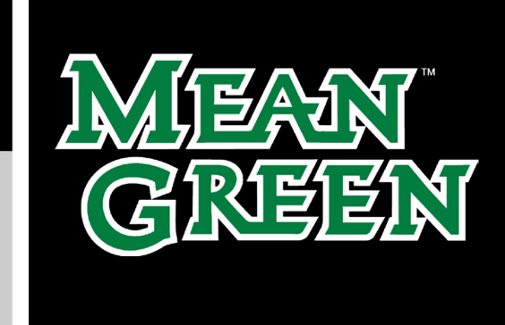 MEAN GREEN, double stacked, green text with white outline variant