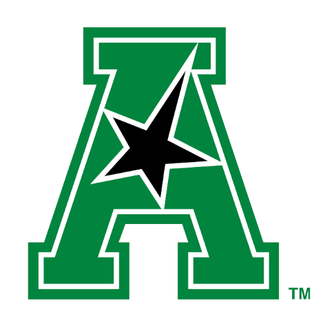 American Athletic Conference lettermark, green with black star variant