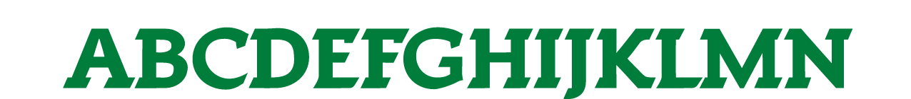 ABCDEFGHIJKLMN, wordmark variant