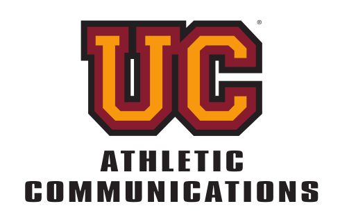 UC Athletic Communications wordmark, color variant, cell 6