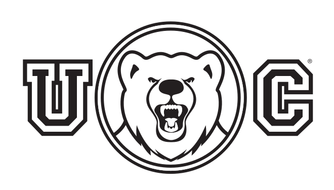 U-Bear-C lockup, black and white variant, cell 22