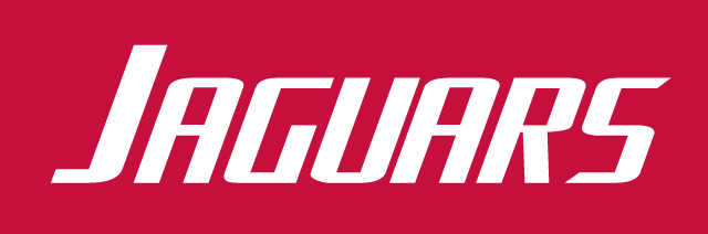 Jaguars wordmark, white/red outline variant, cell 59