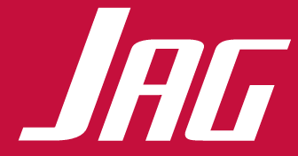 Jag wordmark, white/red outline variant, cell 65