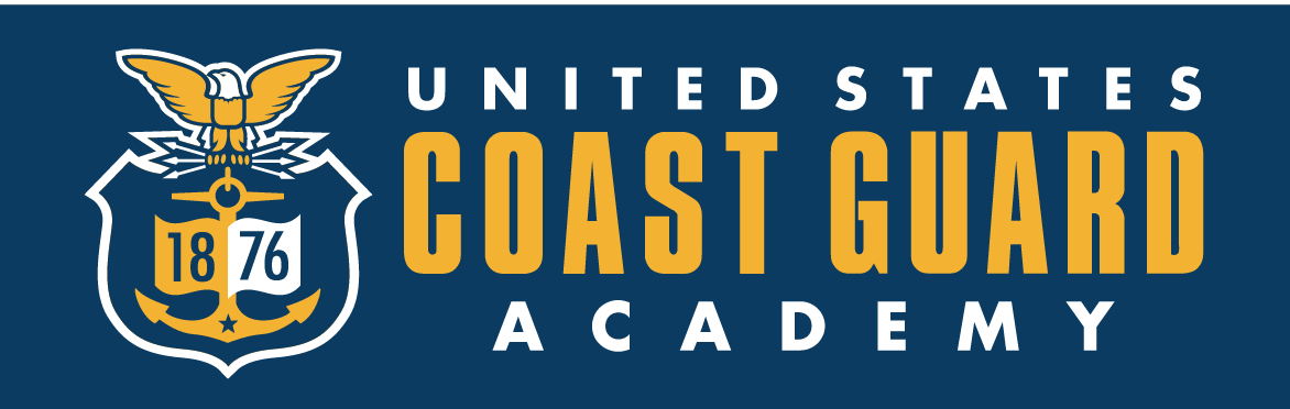 United States Coast Guard Academy logo, full color on dark background variant, cell 2