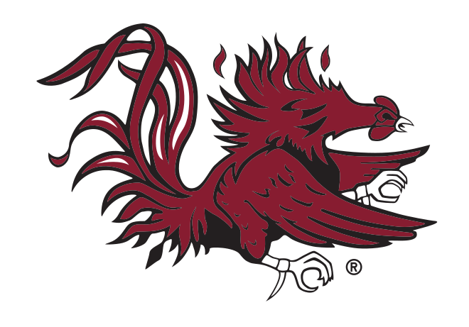 Gamecock, Garnet and Black on White variant, cell 8