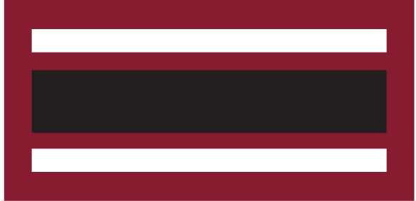Helmet Stripes, Black and White on Garnet variant, cell 17