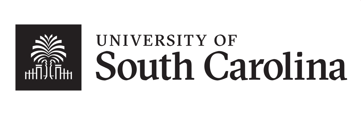 University of South Carolina secondary logo, black horizontal variant, cell 24