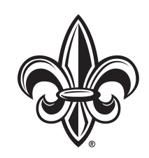 Fleur-de-lis, black/white variant, cell 30