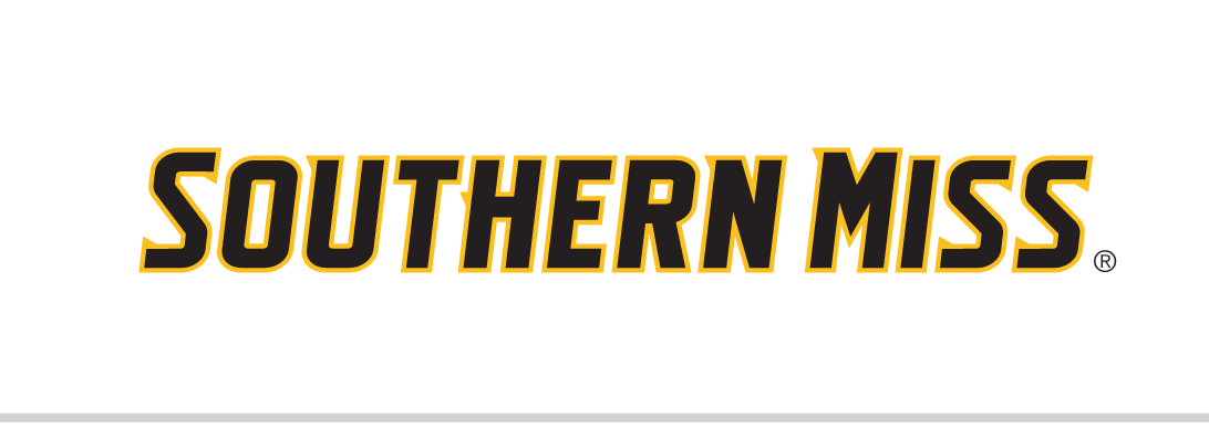 Southern Miss wordmark, full color variant, cell 5