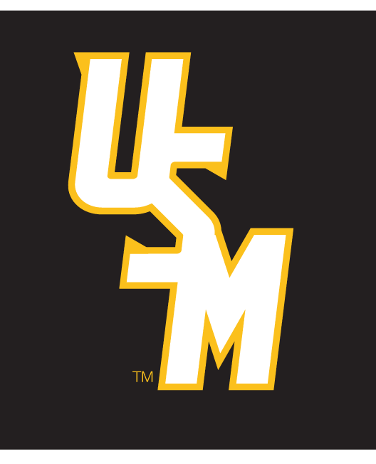 USM logo, full color on black variant, cell 37