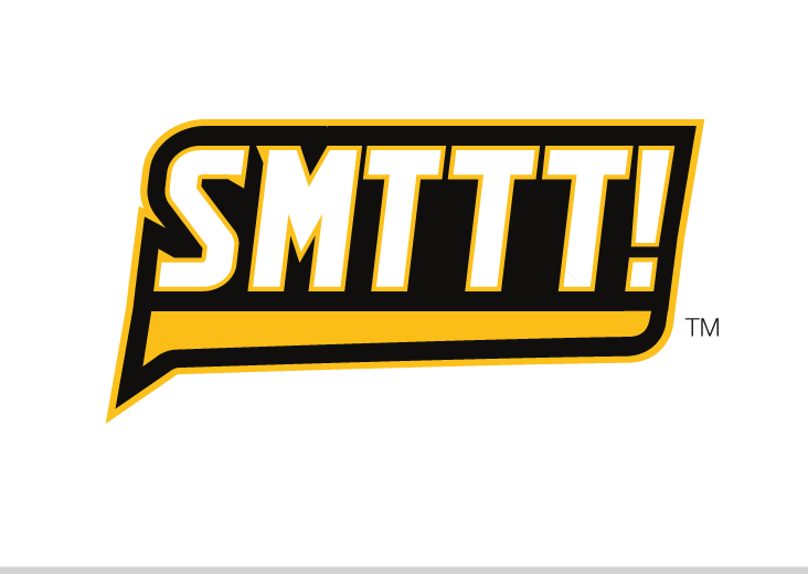 SMTTT! wordmark, full color variant, cell 40