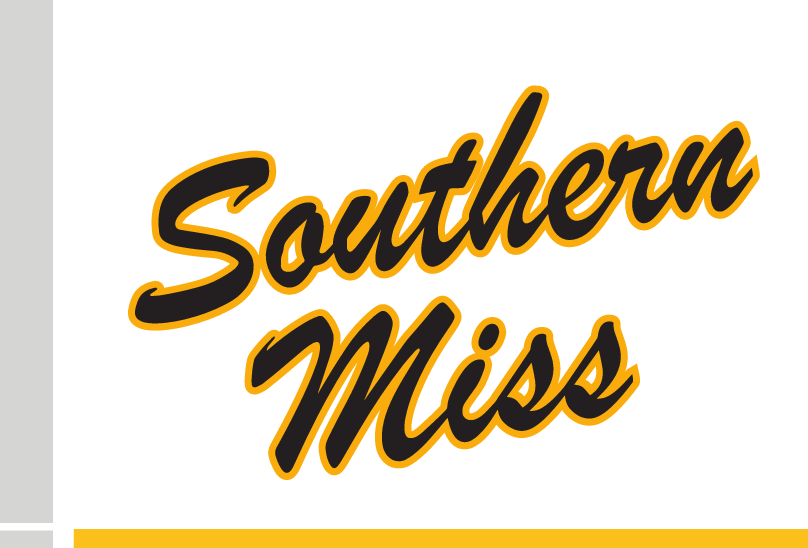 Southern Miss script, full color variant, cell 48