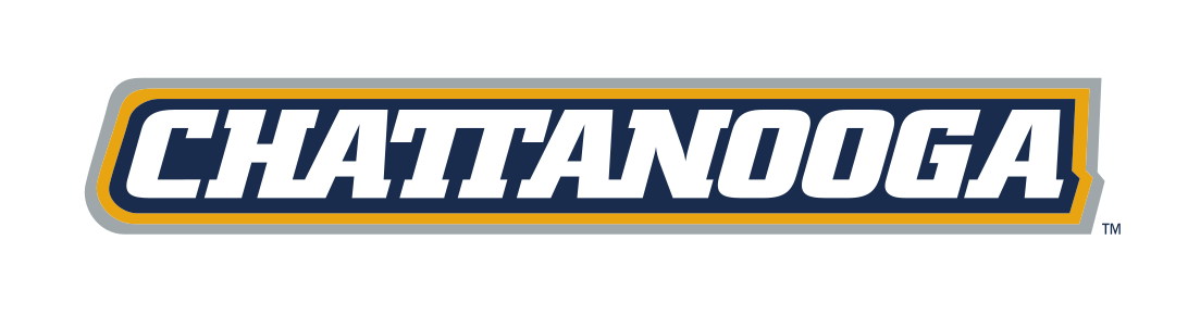 Chattanooga wordmark, blue/gold outline variant, cell 8