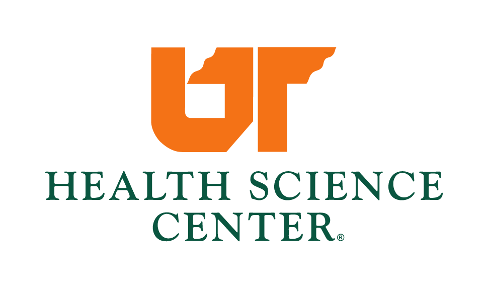 UT Health Science Center, secondary, stacked, full color variant, cell 4