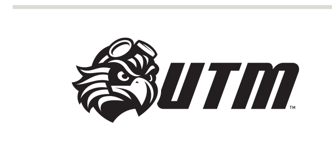 PowerUTM logo, black/white variant, cell 12