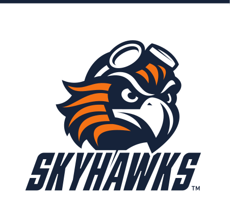 Skyhawks Stacked logo, full color variant, cell 27