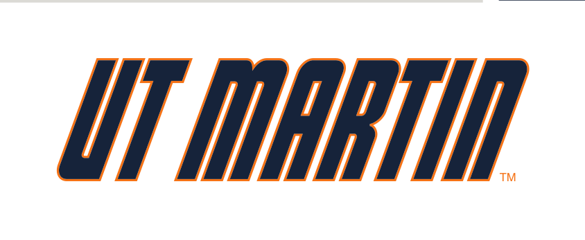 UT Martin wordmark, orange and navy variant, cell 55
