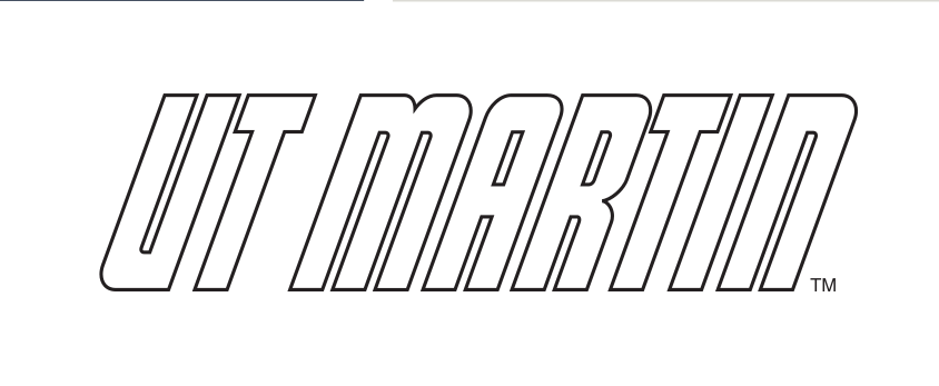 UT Martin wordmark, outline variant, cell 57