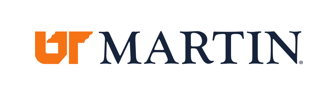 UT Martin institutional mark, horizontal variant, cell 58