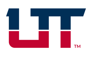 UT lettermark, blue and red variant, cell 38