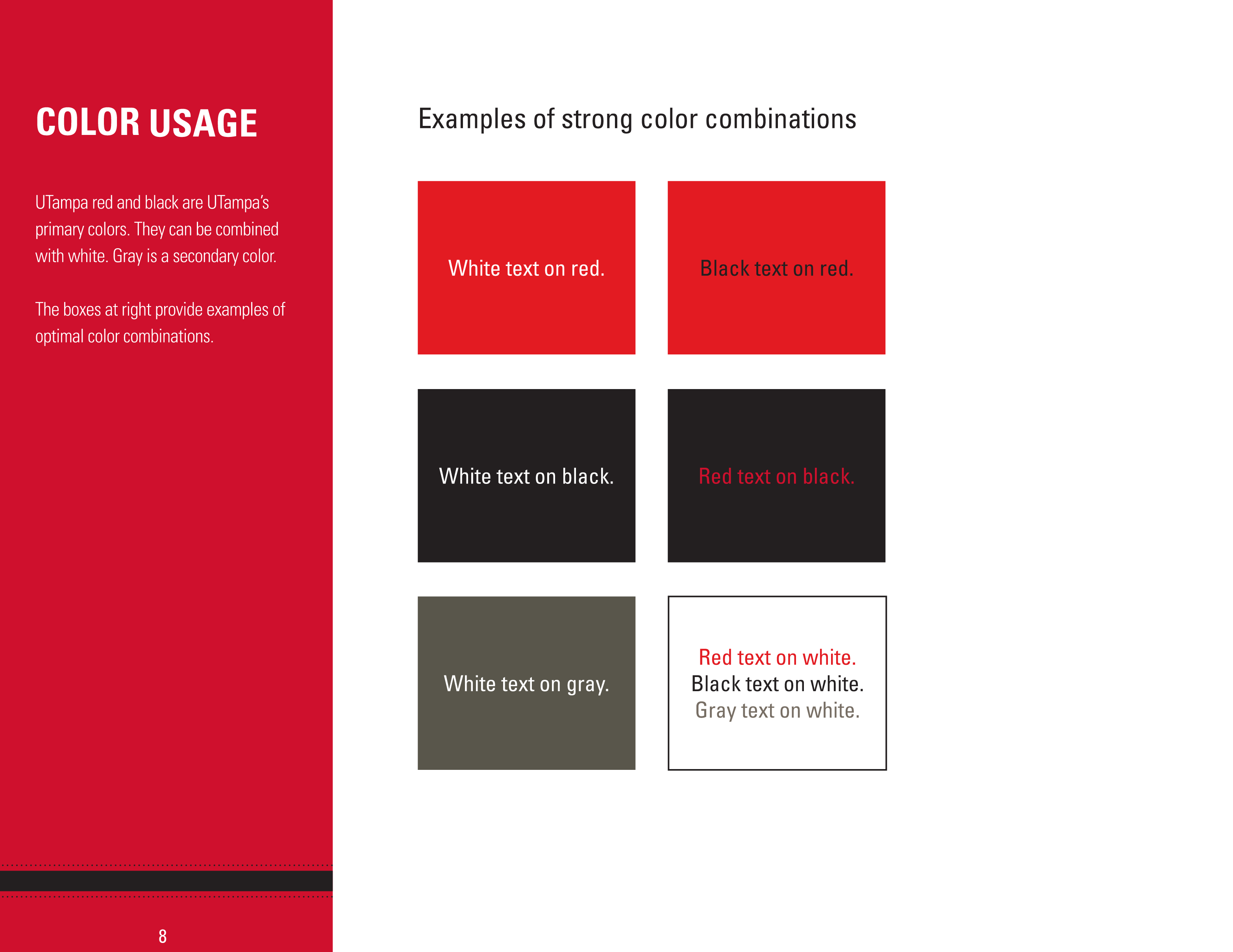 Full Page Guideline Sheet, Standard variant