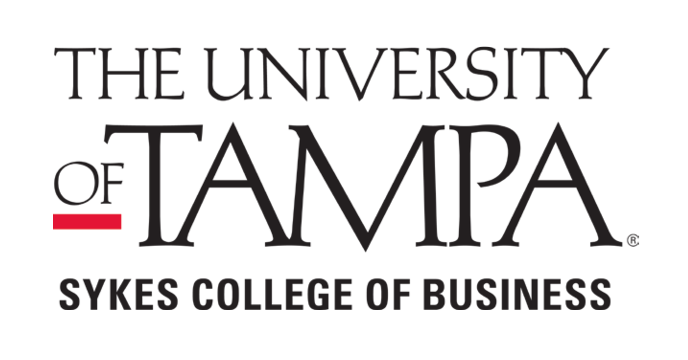 The University of Tampa Wordmark, black and white variant