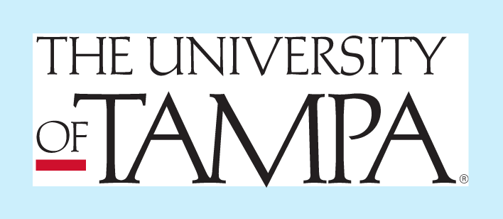 The University of Tampa logo, primary, horizontal, wordmark only variant