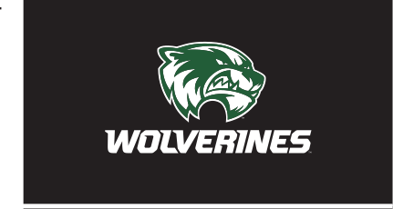 Wolverine head + WOLVERINES, white on black variant, cell 31