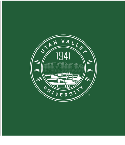 school seal, white on dark green variant, cell 105