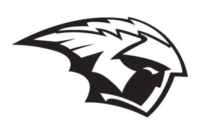 Titan head logo, black and white variant, cell 17