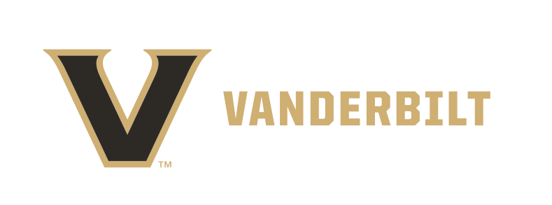 V + VANDERBILT, gold/black on white variant, cell 14