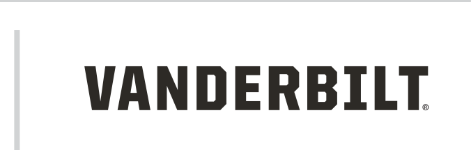 Vanderbilt wordmark, black variant, cell 40