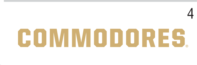 Commodores wordmark, gold variant, cell 42