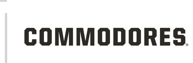 Commodores wordmark, black variant, cell 43