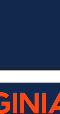 VIRGINIA wordmark, orange with navy outline variant, cell 44
